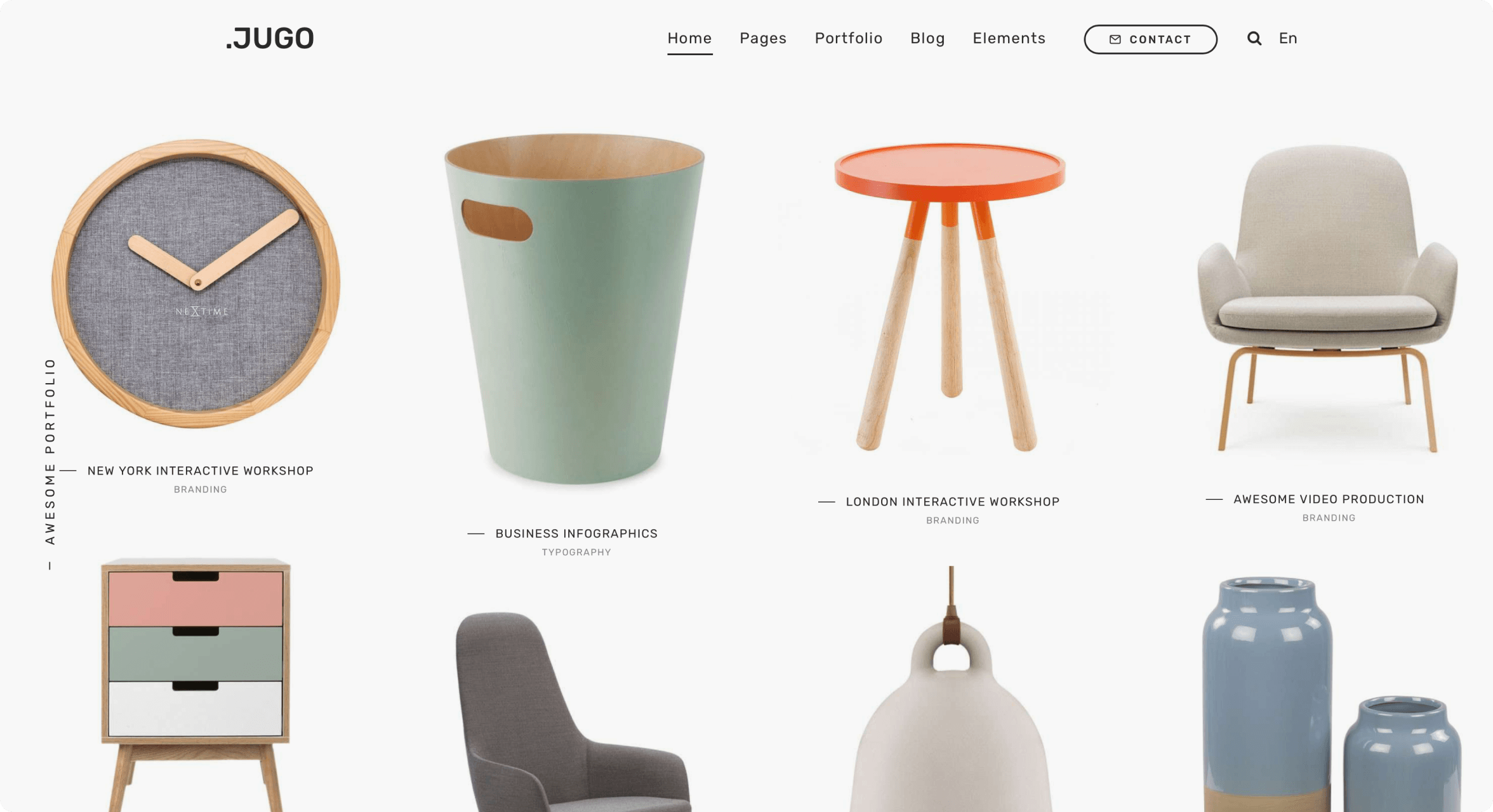 Jugo — Multipurpose WordPress Theme project preview